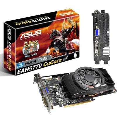 Asus ATI Radeon CuCore HD5770 1 GB DDR5 PCI-Express Graphics Card EAH5770 CUCORE/2DI/1GD5