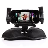 AutoDASHMOUNT Portable Friction Dash Mount w/ 360 Degree Fully Articulating Neck for Apple iPhone 4S , 4 , 3GS , 3G - Includes Apple equivalent 30-pin Charging and Data Sync Cable