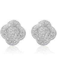18k WHITE GOLD WOMENS EARRING LE-4228 DIAMOND 0.99CT TW