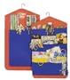 Two Sided Hanging Closet Gift Wrap Bag Ribbon Roll Wrapping Paper Birthday Christmas Supplies Giftwrap Craft and Tool Organizer