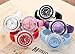 Top Plaza Fashion Women's Cuff Watch, Round Case PU Leather Band, Purple