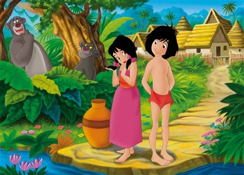 Clementoni 27711.7 - Puzzle Jungle Book - Special friends 104 teilig