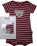Produkt-Bild: Steiff Spieler / Body 1/4 Arm rot/wei&szlig; Teddy Basic, Gr. 68