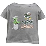 Champion Miami Hurricanes Ash Infant Oscar the Grouch Crayon T-shirt