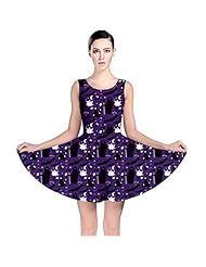 Stretchy Polyester/Spandex Skater Dress 