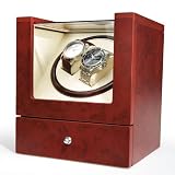 Burlwood Double Watch Winder
