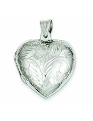 Genuine .925 Sterling Silver Domed Heart Locket 4.5 Grams. 100% Satisfaction Guaranteed.