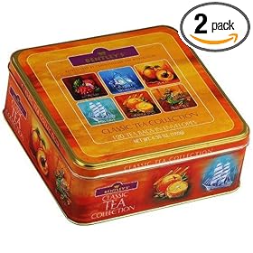 Bentley's Finest Tea Classic Collection, 120-Count Tea Bag in Assorted Tins (Pack of 2)