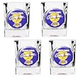 Los Angeles Lakers NBA 4pc 2oz Square Shot Glass Set 09' Finals Champ Los Angeles Lakers NBA 4pc 2oz Square Shot Glass Set 09' Finals Champ