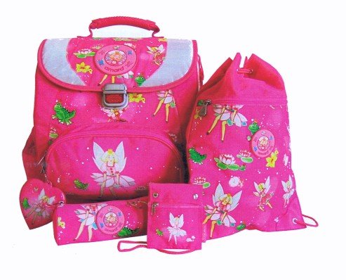 amaro Kinder Schulranzen-Set Princess, pink, 3136-00_O9 Preisvergleich