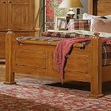 Grandma's Keepsakes Grandma's King Broomhandle Footboard (Antique Black)