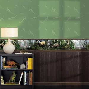 Brewster NGB94610 National Geographic Kids Dinosaur Wall Border, 9-Inch by 180-Inch