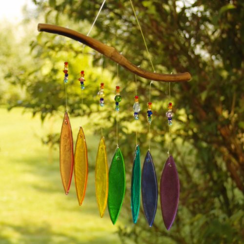 Produkt-Bild: Glas Windspiel Regenbogen