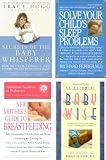 4 Book Set; Secrets of the Baby Whisperer; Solve Your Child s Sleep Problems; the American Academy of Pediatrics New Mother s Guide to Breastfeeding; on Becoming Baby Wise.