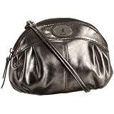 Fossil Women's Glazed Top Zip SL2821 Crossbody,Pewter,One Size