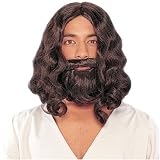 Brown Biblical Wig and Beard