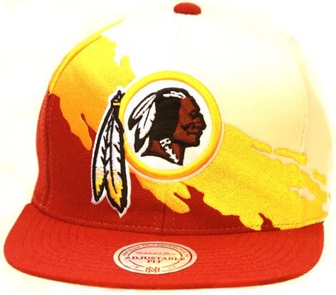 Mitchell & Ness Kansas City Chiefs NFL Snapback Hat, White/Red/Yellow + GT Sweat Wristband