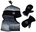N'Ice Caps Boys Wrap Around Hat and Mitten Set with Embroidery