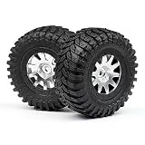 HPI Maxxis D Tire on Mk. 10 Wheel Chrome 2Pcs