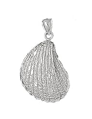 Clevereves 14K White Gold Pendant Shell 7.5 - Gram(s)