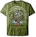 The Mountain Guitar Tree Adult T-Shirt, Green, Large