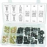 Swordfish 31390 Screw & U Nut/U-Clip Assortment, 170 Piece
