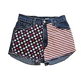 Women's Vintage Wrangler Shorts Fray Cut Off Denim Distressed High Waisted at Amazon Womenâs 