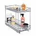 Lynk Professional 441121 11-by-21-by-17-Inch Roll-Out Chrome Double Drawer