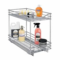 Lynk Professional 441121 11-by-21-by-17-Inch Roll-Out Chrome Double Drawer