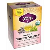 Yogi Womans Nursing Support Herbal Tea Supplement 16 Count Tea Bags Pack of 6 by Yogi