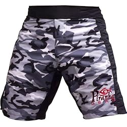 Camo Gray MMA Grappling Piranha Gear Board Shorts