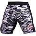 Sporting Goods : Camo Gray MMA Grappling Piranha Gear Board Shorts