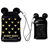 Disney ディズニー ミッキー マルチ ソーラー チャージャー ブラック ストラップタイプ エコ 携帯用 充電器 スマートフォン iPhone iPod 対応 黒