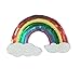 Ximkee(10 Pack)Rainbow Badge Sequin Sew Iron On Embroidered Patches Appliques