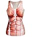 RedExtend Women's Muscle 3D Print Athletic Tank Top