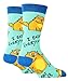 ooohyeah Men's Novelty Crew Socks, Funny Cool Animal Socks for Cat Lover, Phat Cat