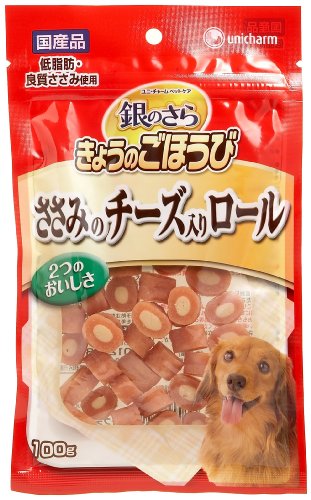 Cover image : 銀のさら きょうのごほうび ささみのチーズ入りロール 100g