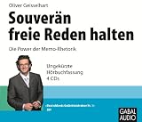 Produkt-Bild: Souver&auml;n freie Reden halten: Die Power der Memo-Rhetorik