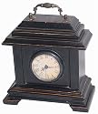 Feng Shui & Home D&eacute;cor Gifts - 8" Chinese Style Square Black Oriental Pagoda Top Wood Clock