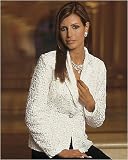 Together Rhinestone-button jacket|