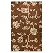 Bashian Verona Collection Rug LC108 - Chocolate Size - 7.9 x 11.6 ft.