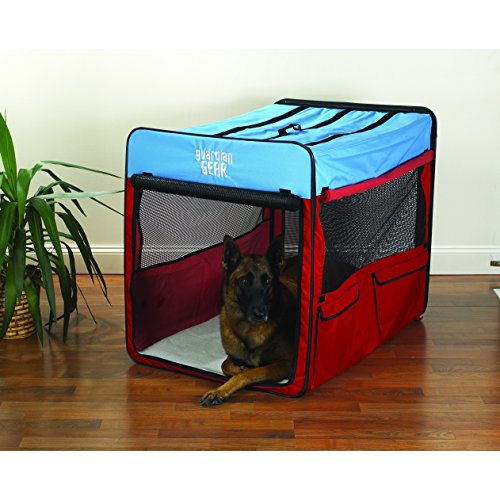 Guardian Gear Collapsible Folding Soft Portable Dog Crate XL for Extra
