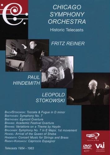 Chicago Symphony Orchestra Historic Telecasts: Reiner/Hindemith/Stokowski