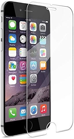 Premium Real Clear Tempered Glass Screen Protector for iPhone 6 Plus 6s Plus(2 Packs)