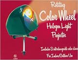 Retro Rotating Aluminum Christmas Tree Color Wheel Halogen Light Projector