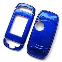 Sharp Sidekick III Snap On Protector Hard Case Solid Cover Blue