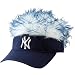 New York Yankees Navy Blue Fresh Flame Adjustable Visor