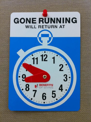Gone Running Sign