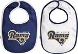 St. Louis Rams Newborn 6-9 mos. 2-Pc Team Bib Set