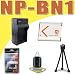 NPBN1 Lithium Ion Replacement Battery/Charger for Sony Cybershot DSCWX5 DSCWX9 Digital Cameras DavisMAX Bundle